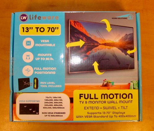 Monitor full motion wall - full,